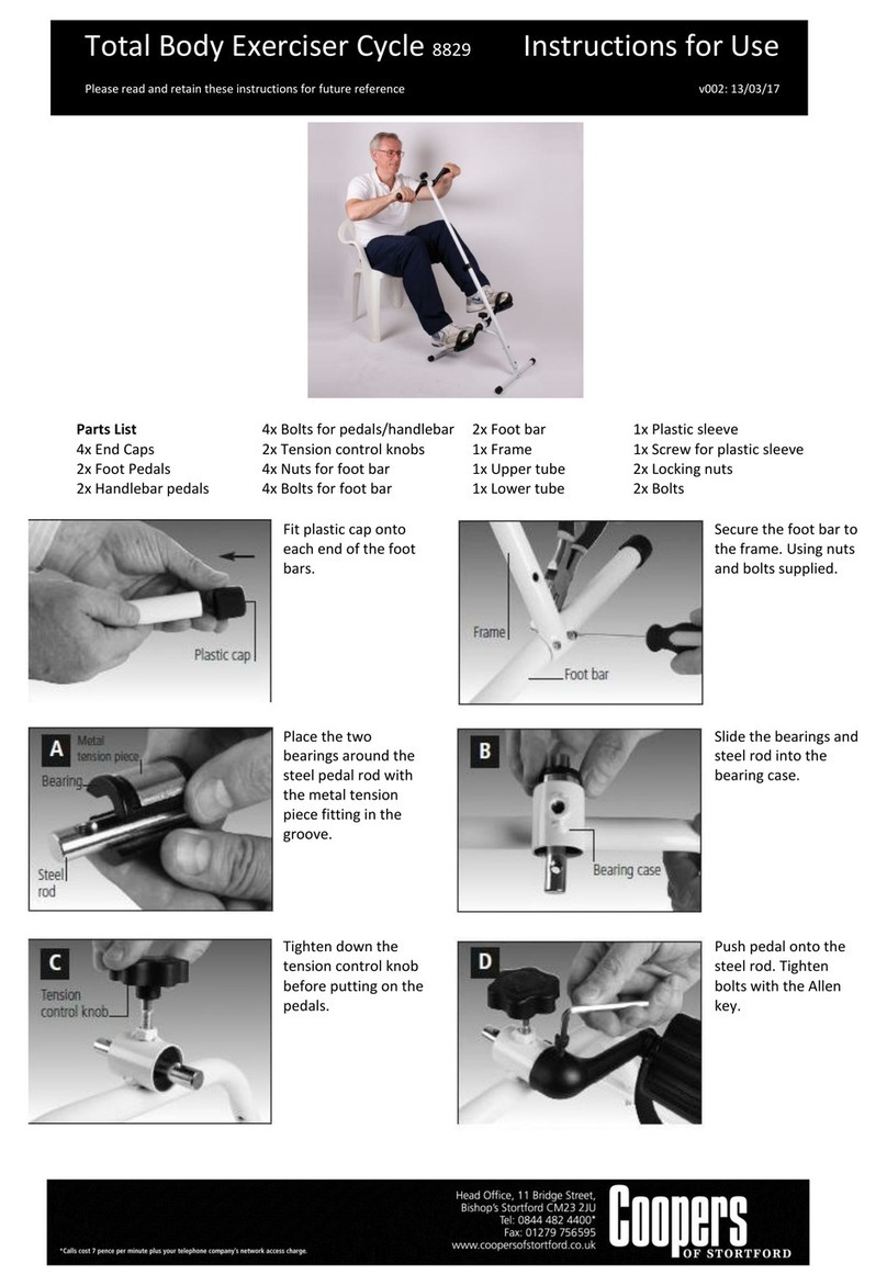 Coopers 8829 Instructions for use