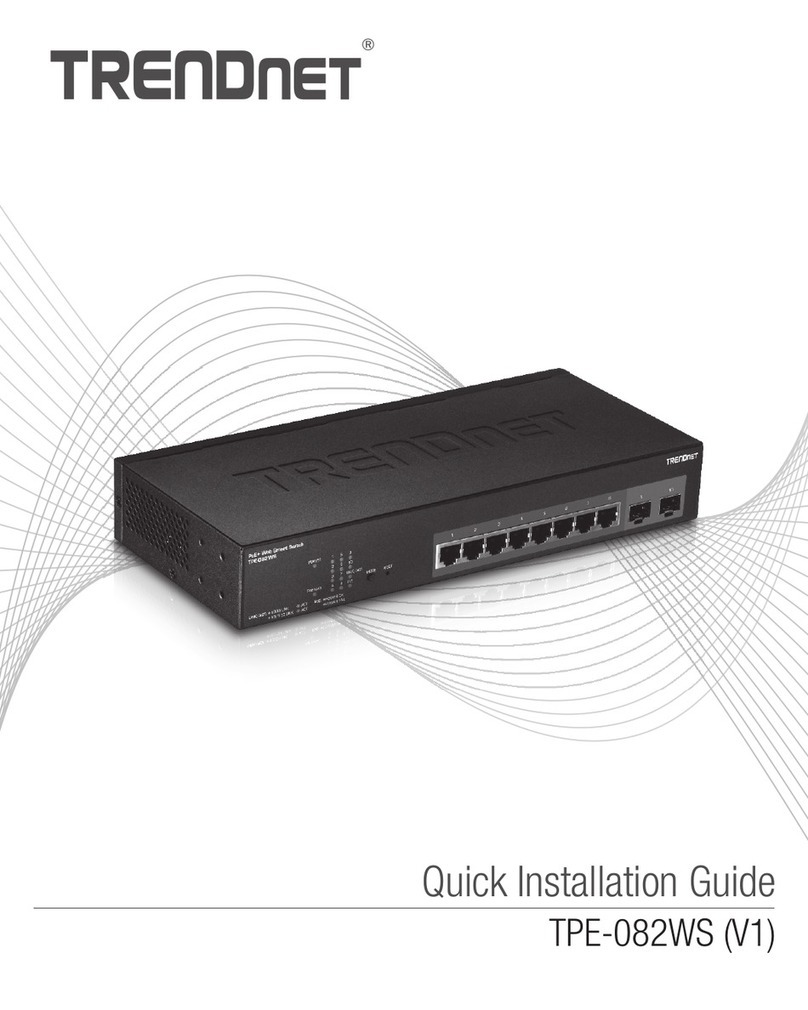 TRENDnet TPE-082WS User manual
