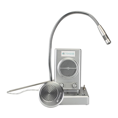 Retekess TW102 User manual