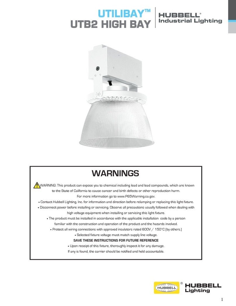 Hubbell Utilibay UTB2 installation instructions