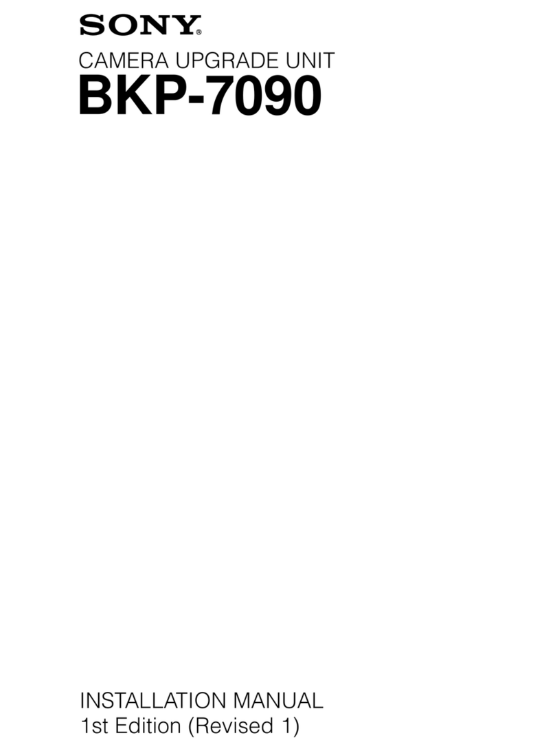 Sony BKP-7090 User manual Sony BKP-7090 User manual