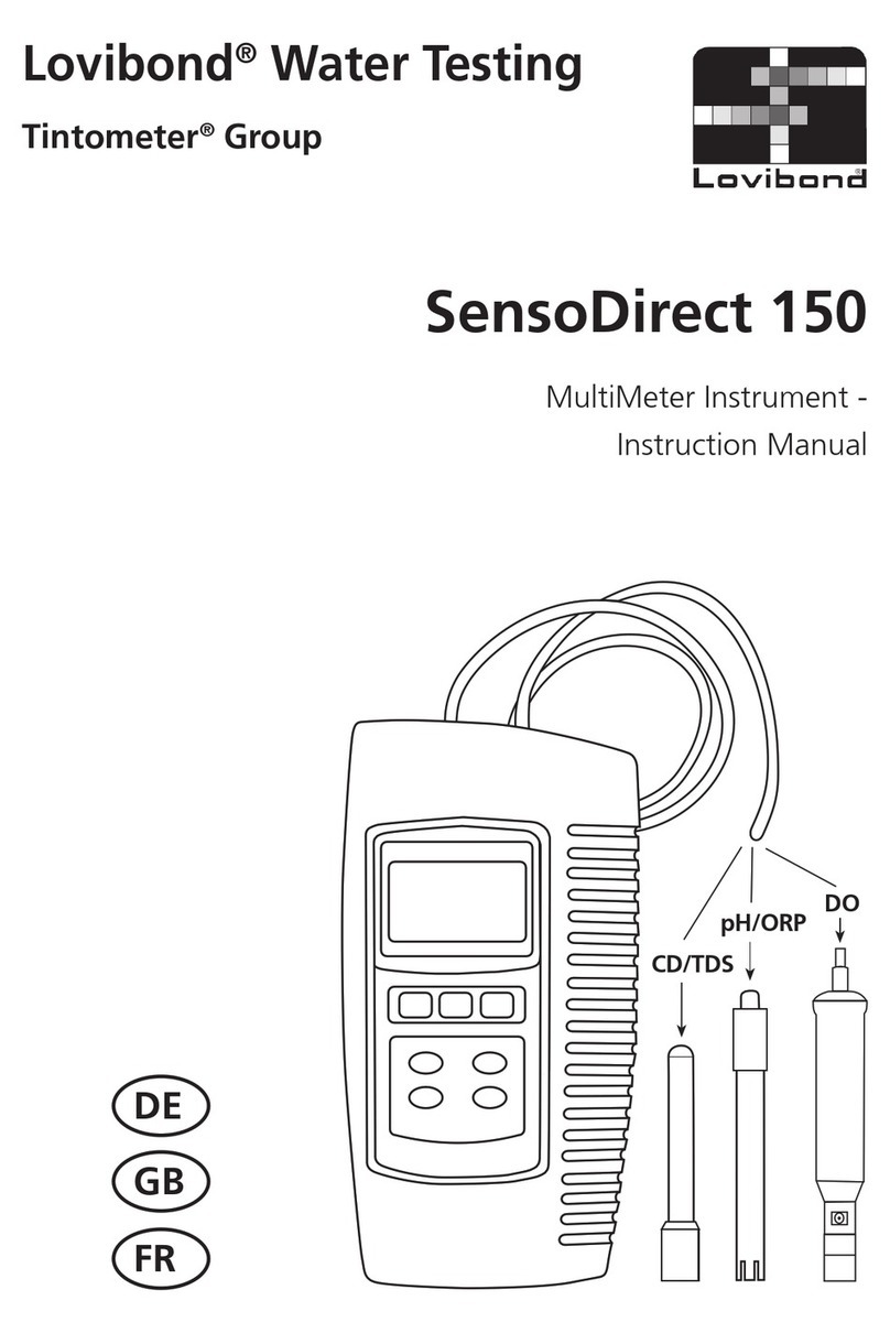 Tintometer Lovibond SensoDirect 150 instruction manual