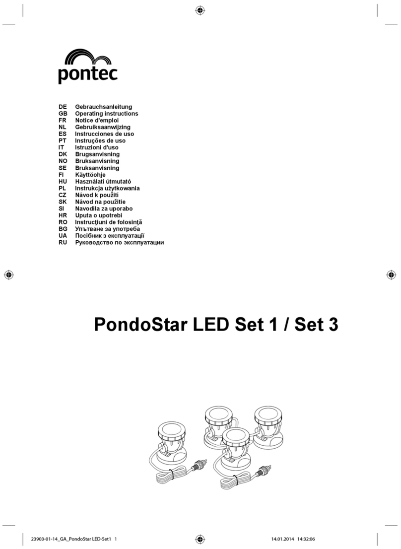 Pontec PondoStar LED Set 1 User manual