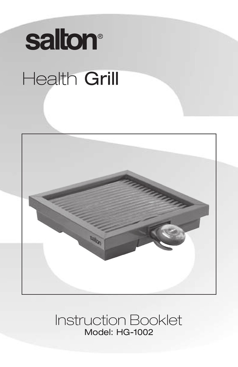 Salton HG-1002 Instruction booklet