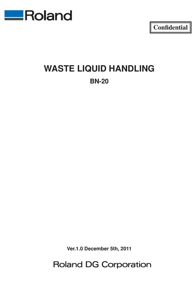 Roland VersaStudio BN-20 User manual