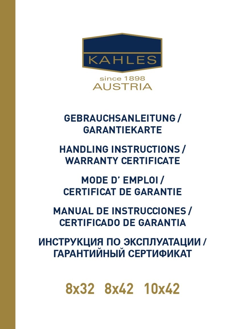 KAHLES 8x32 User manual