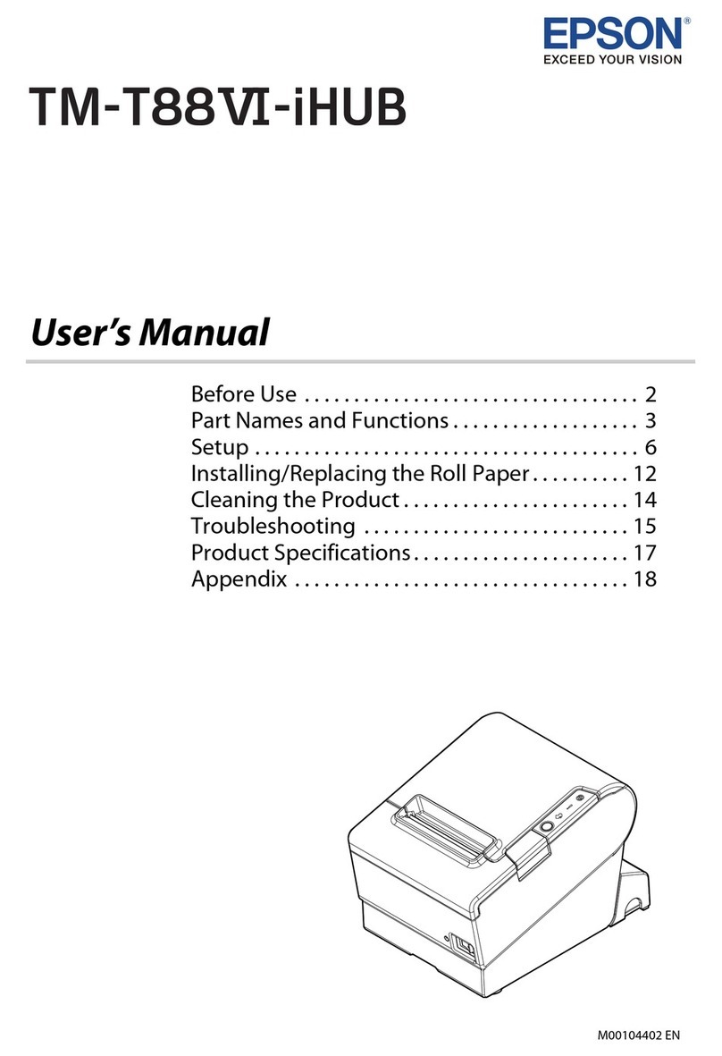 Epson TM-T88VI-iHUB User manual