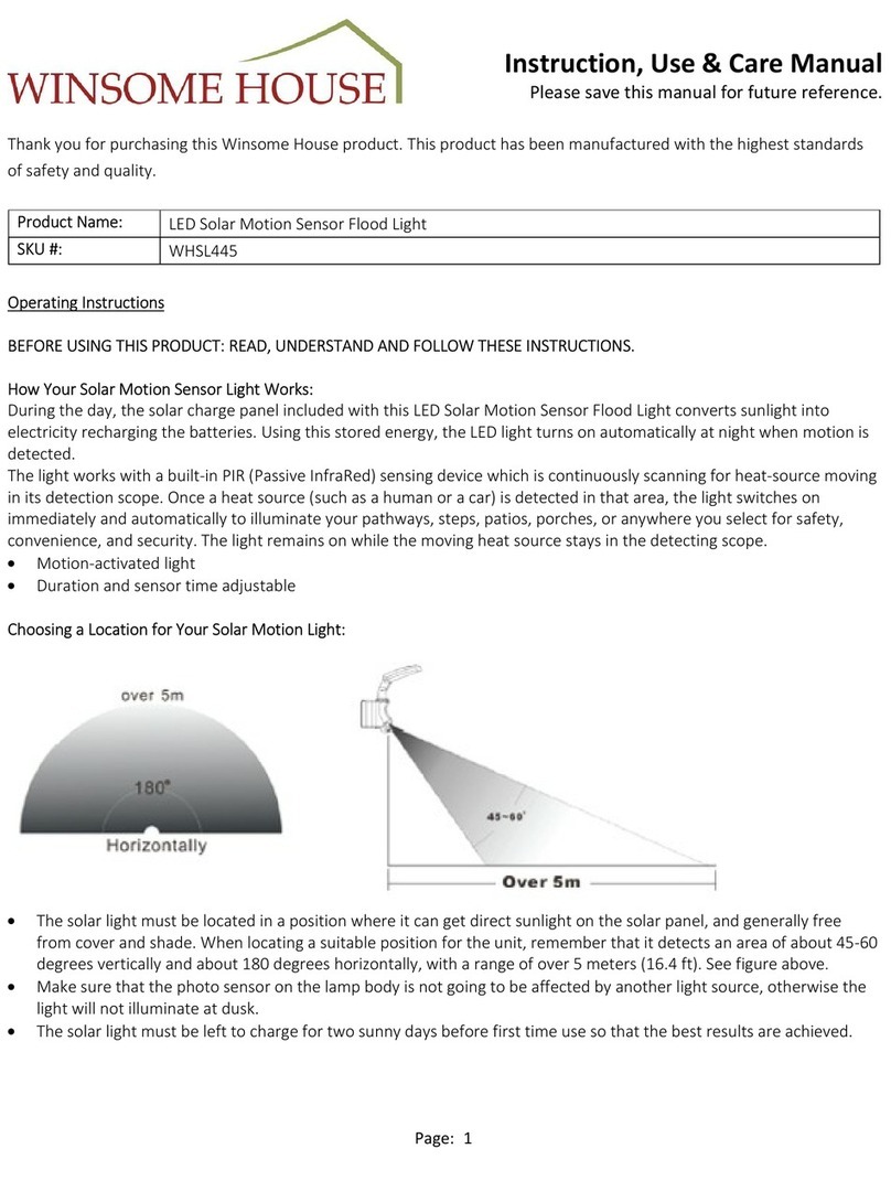 Winsome house WHSL445 manual