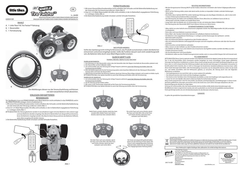 Little Tikes Tire Twister quick start guide