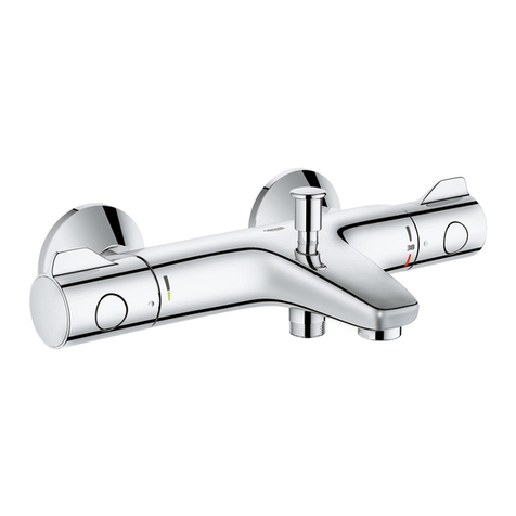 Grohe GROHTHERM 800 manual Grohe GROHTHERM 800 manual