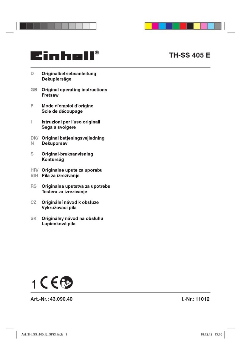 EINHELL TH-SS 405 E User manual