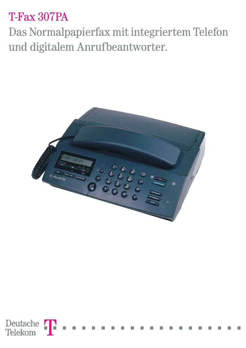 Deutsche Telekom T-Fax 307PA Installation