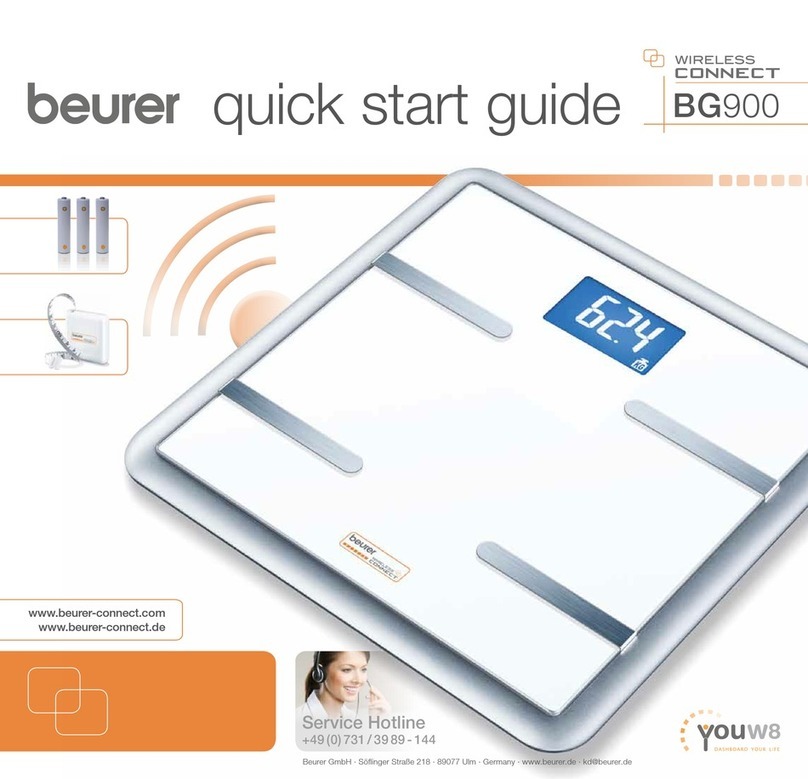 Beurer Wireless Connect BG900 User manual