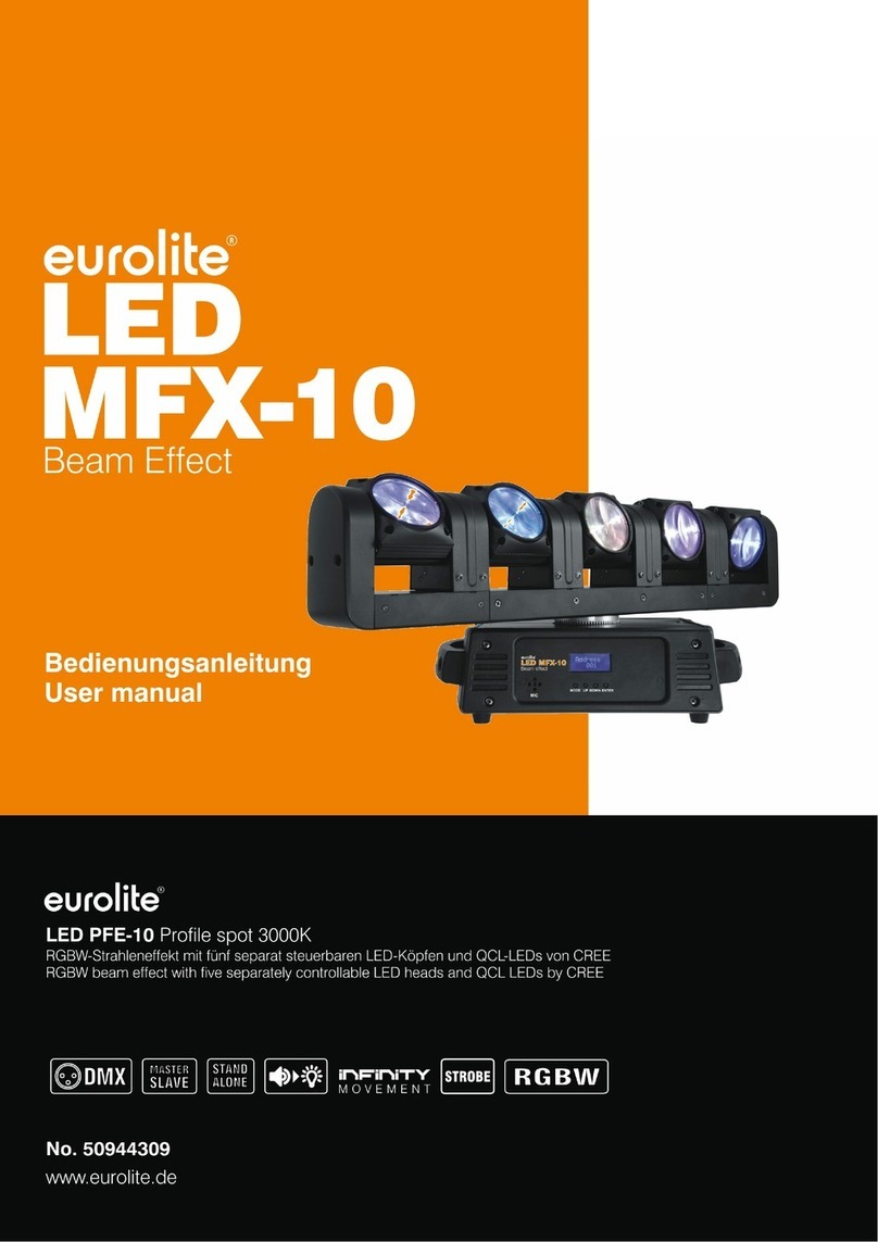 EuroLite LED MFX-10 Beam Effect user manual