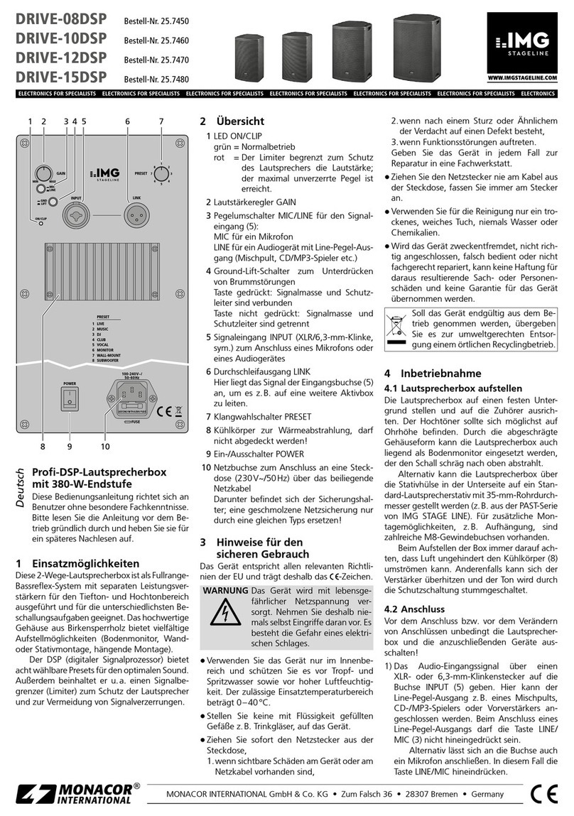 IMG STAGE LINE DRIVE-08DSP quick start guide