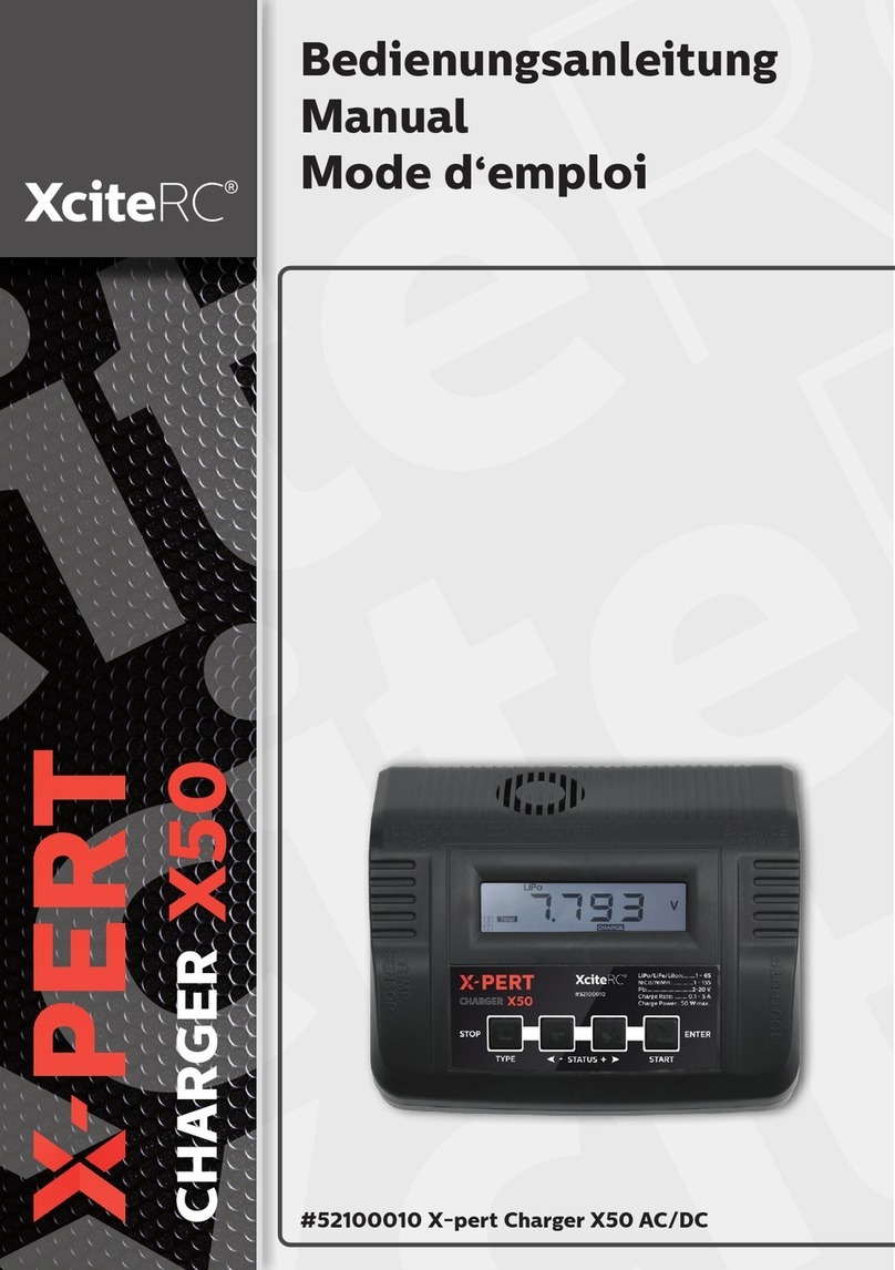 XciteRC X-pert Charger X50 manual