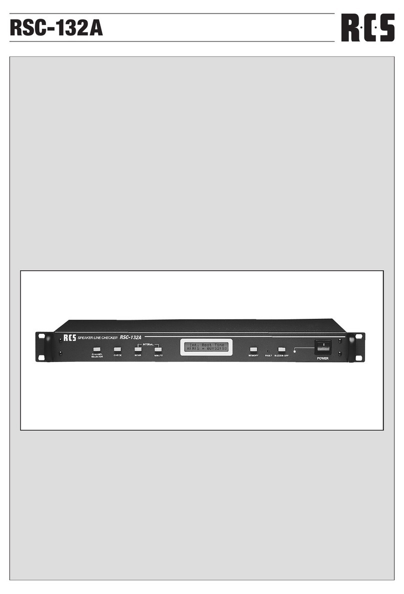 RCS RCS-132A manual