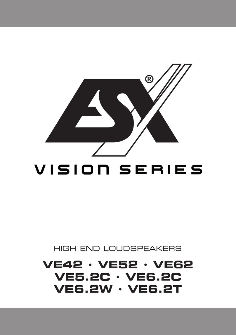 ESX Vision Series Installation notes