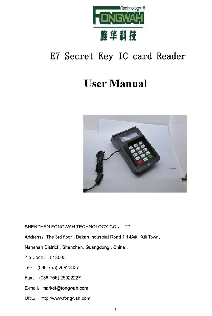 FONGWAH E7 user manual