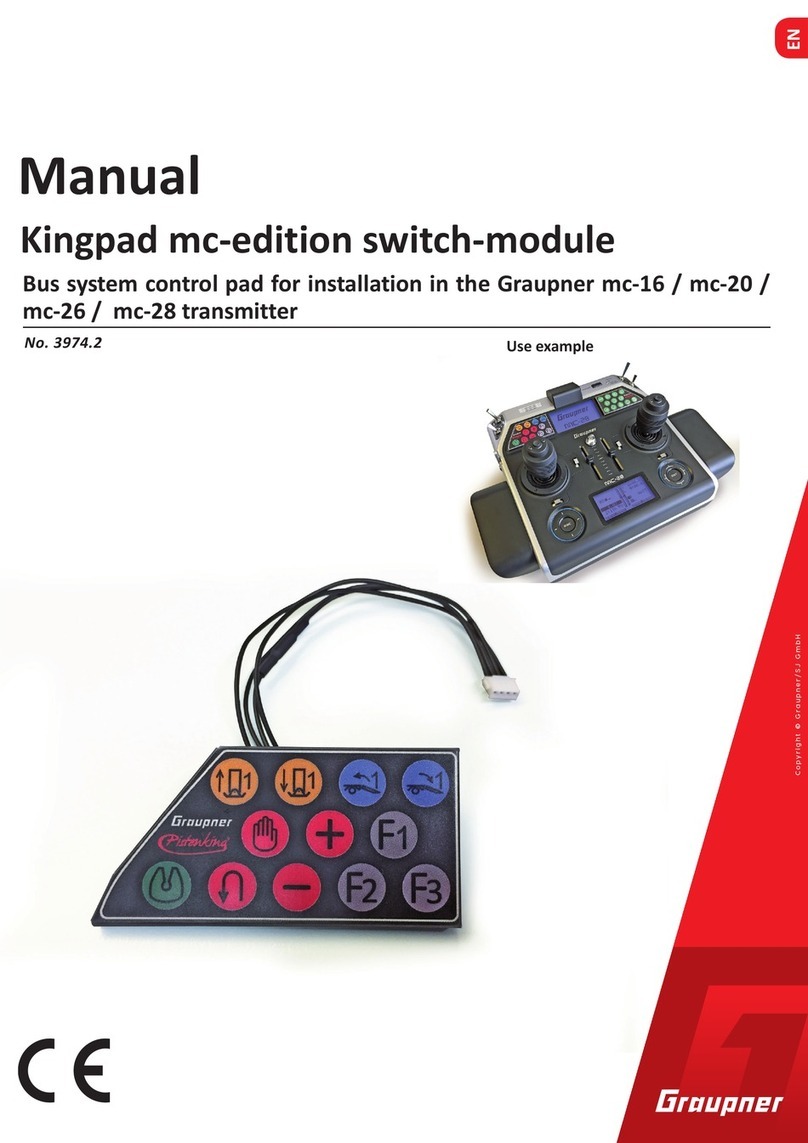 GRAUPNER Kingpad mc-edition mc-16 manual