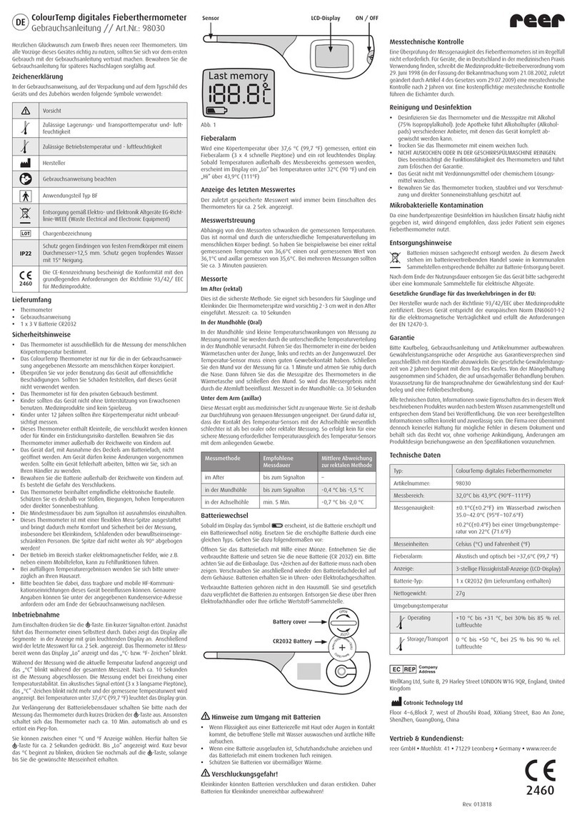 Reer ColourTemp User manual