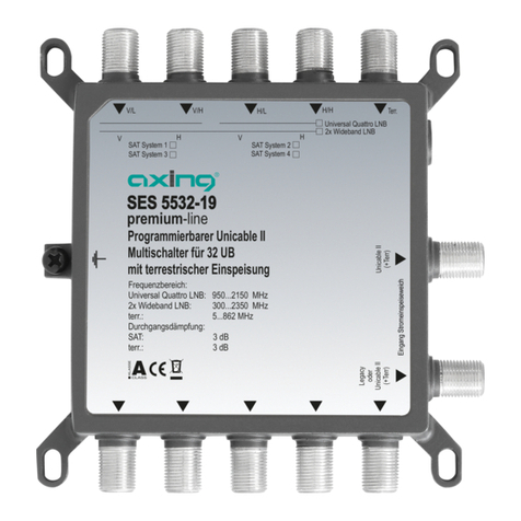 axing Premium SES 5532-19 quick start guide