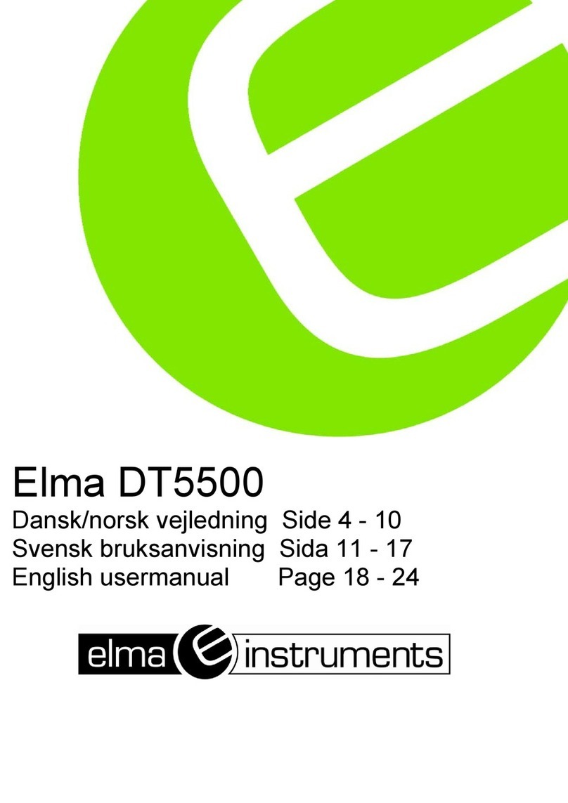 Elma DT5500 instruction manual