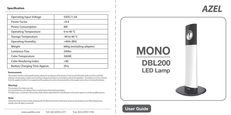 Azel MONO DBL200 user guide