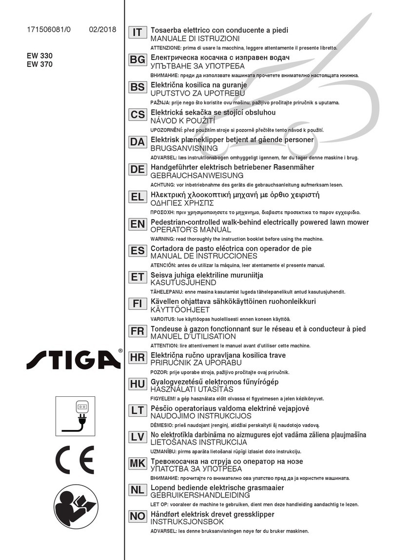 Stiga EW 330 Series User manual