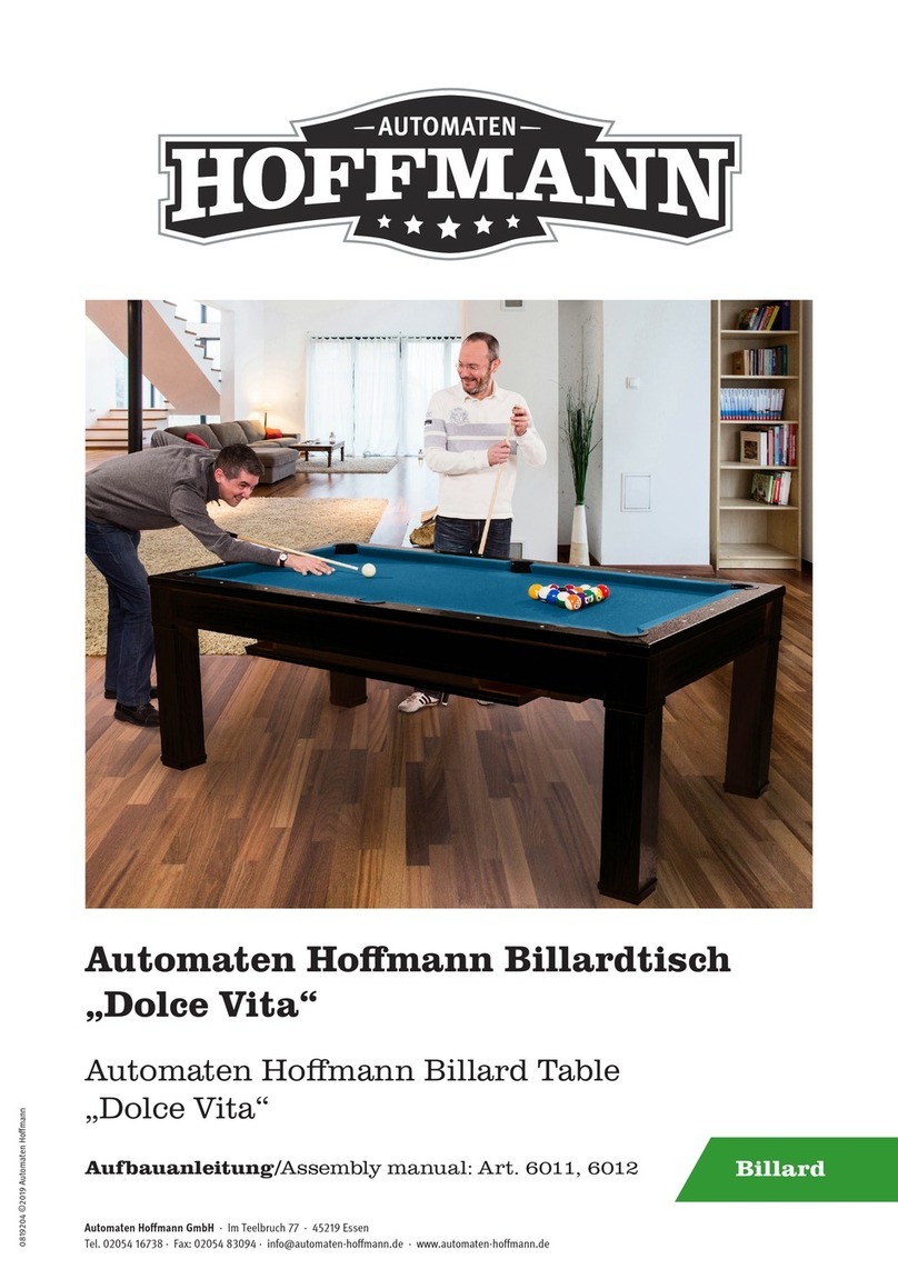 Automaten Hoffmann Dolce Vita Assembly manual