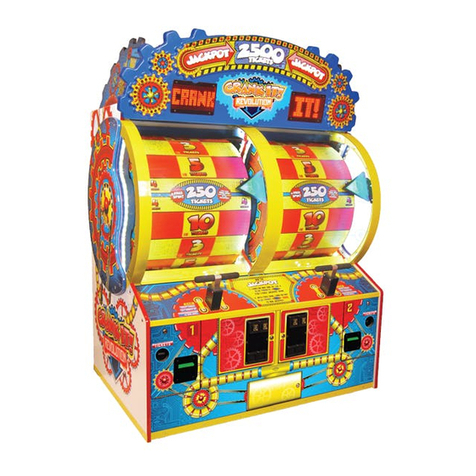 Bay Tek Games Crank It Revolution User manual Bay Tek Games Crank It Revolution User manual