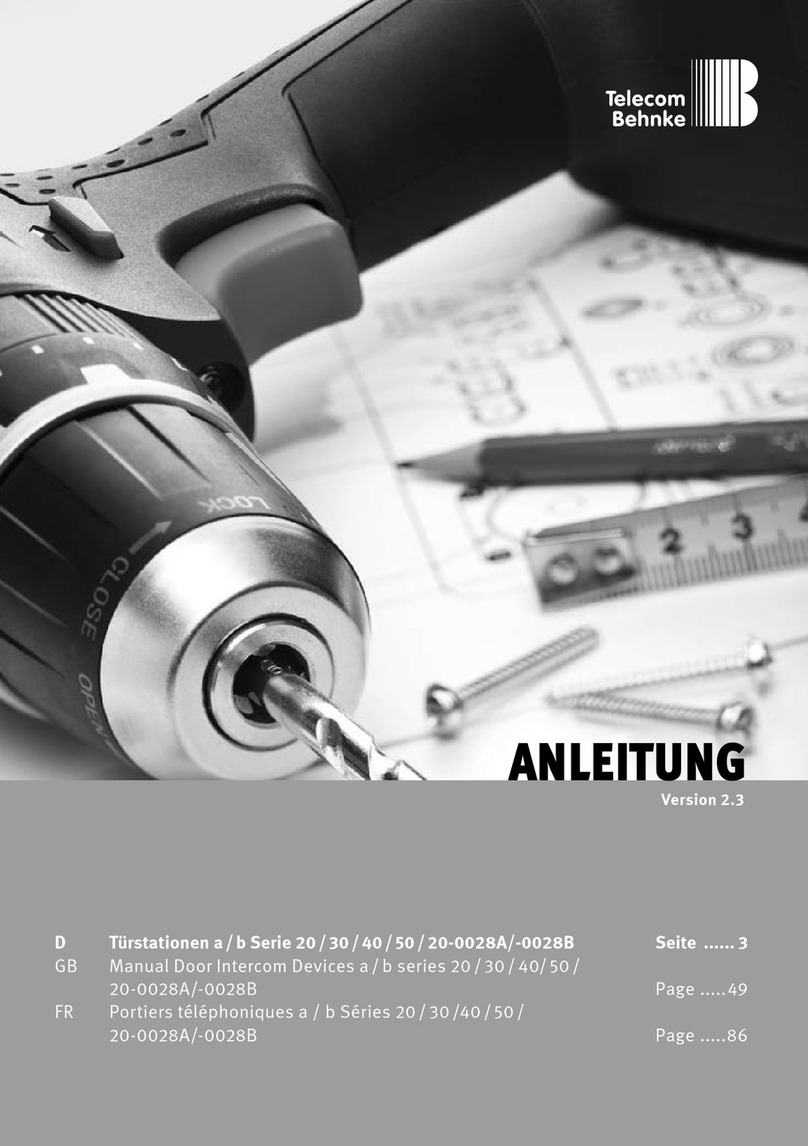 Telecom Behnke a Series manual