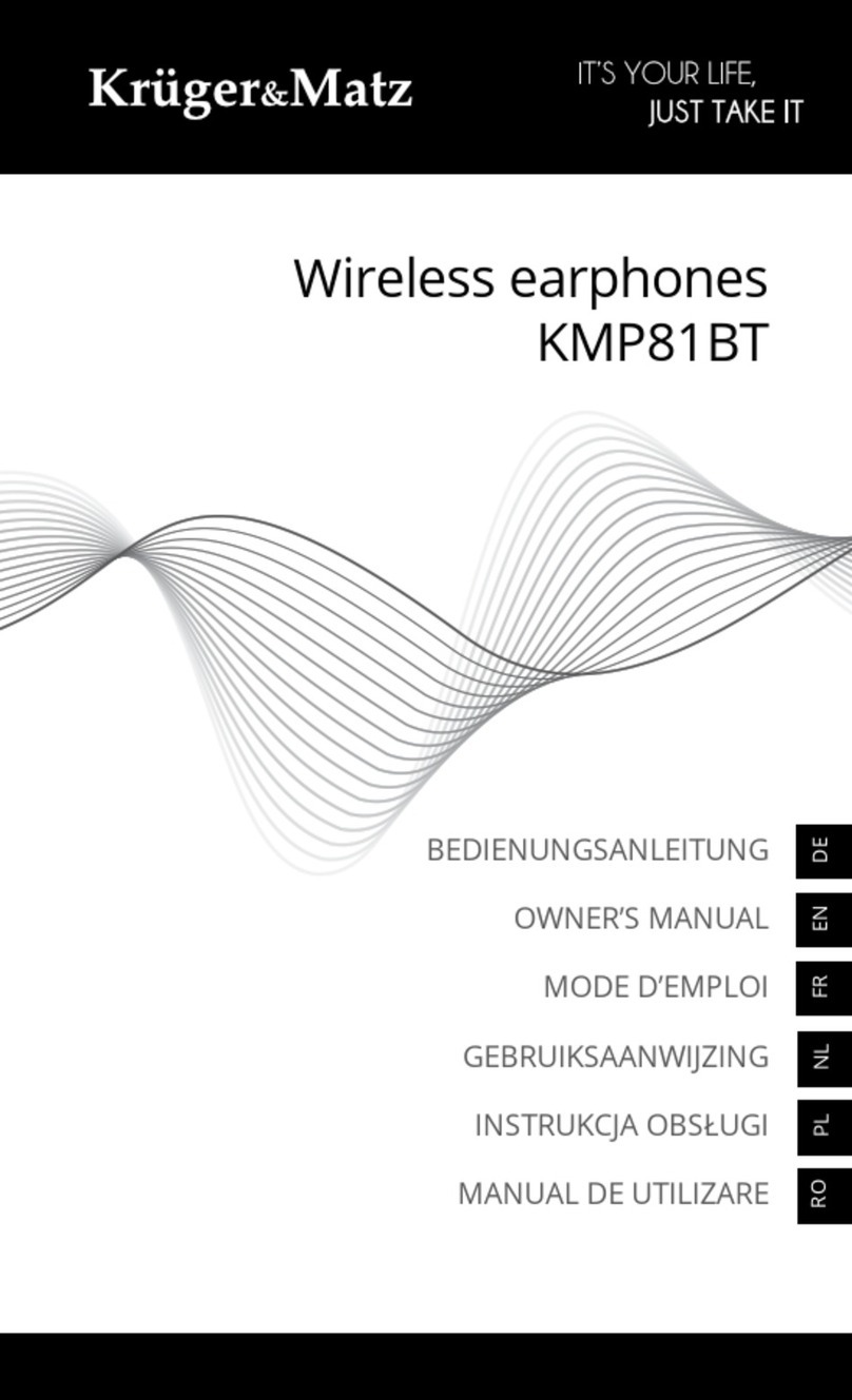 Kruger&Matz KMP81BT owner's manual