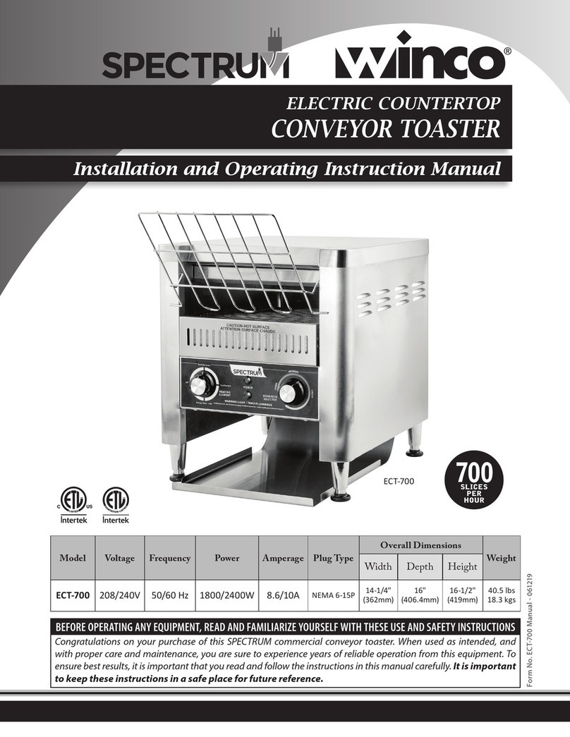 Winco Spectrum ECT-700 Supplement