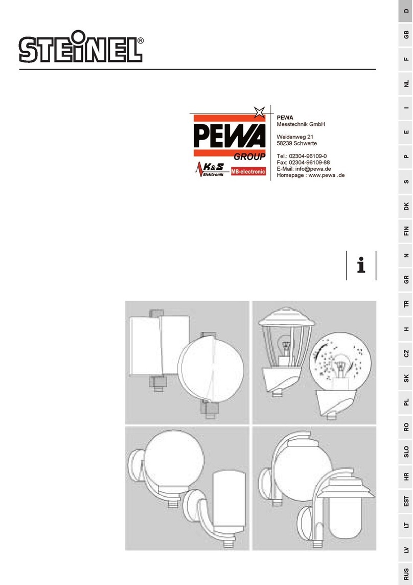 PEWA STEINEL SensorLight manual PEWA STEINEL SensorLight manual
