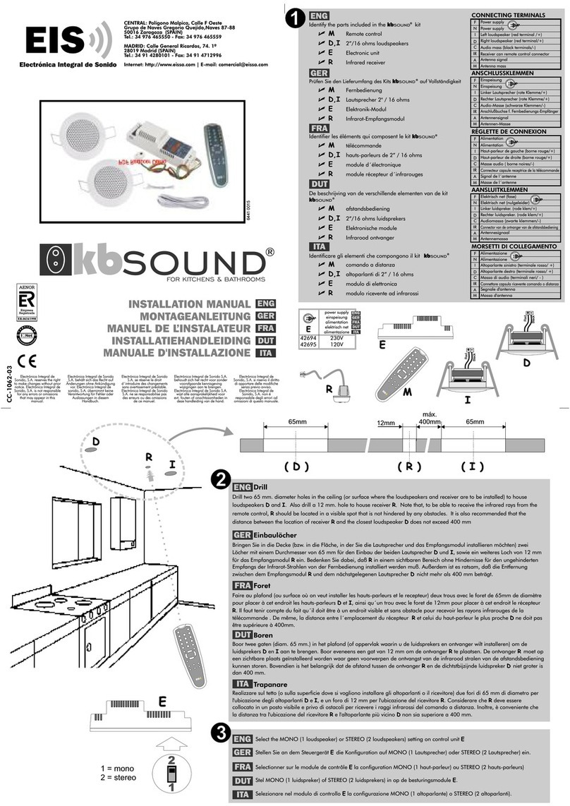 EIS kb sound Series installation manual
