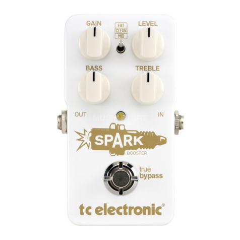 TC Electronic SPARK BOOSTER user manual