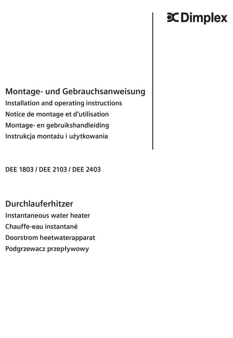 Dimplex DEE 1803 User manual