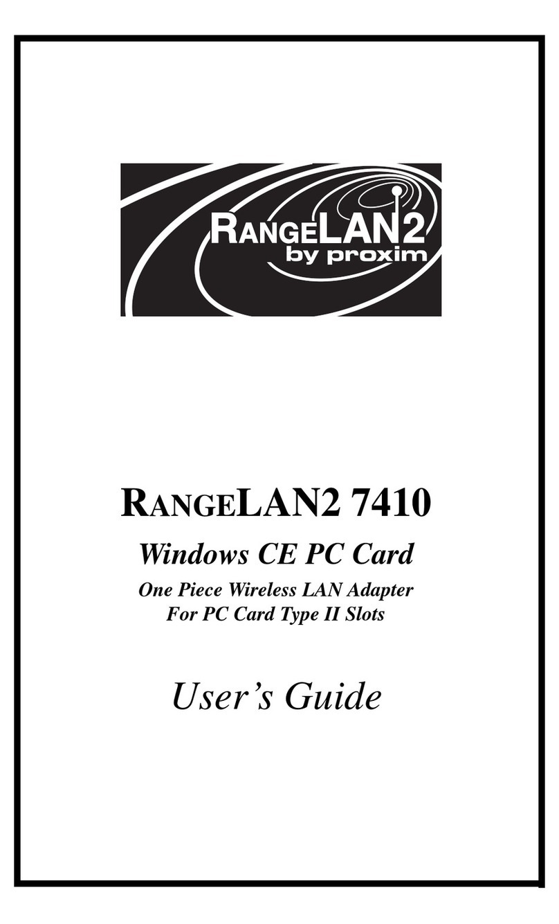 Proxim RangeLAN2 7410 User manual