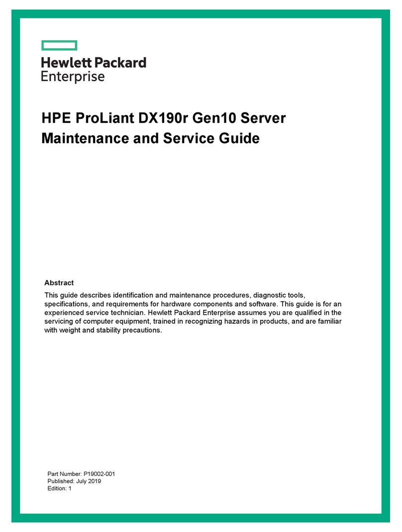 HPE ProLiant DX190r Gen10 Manual