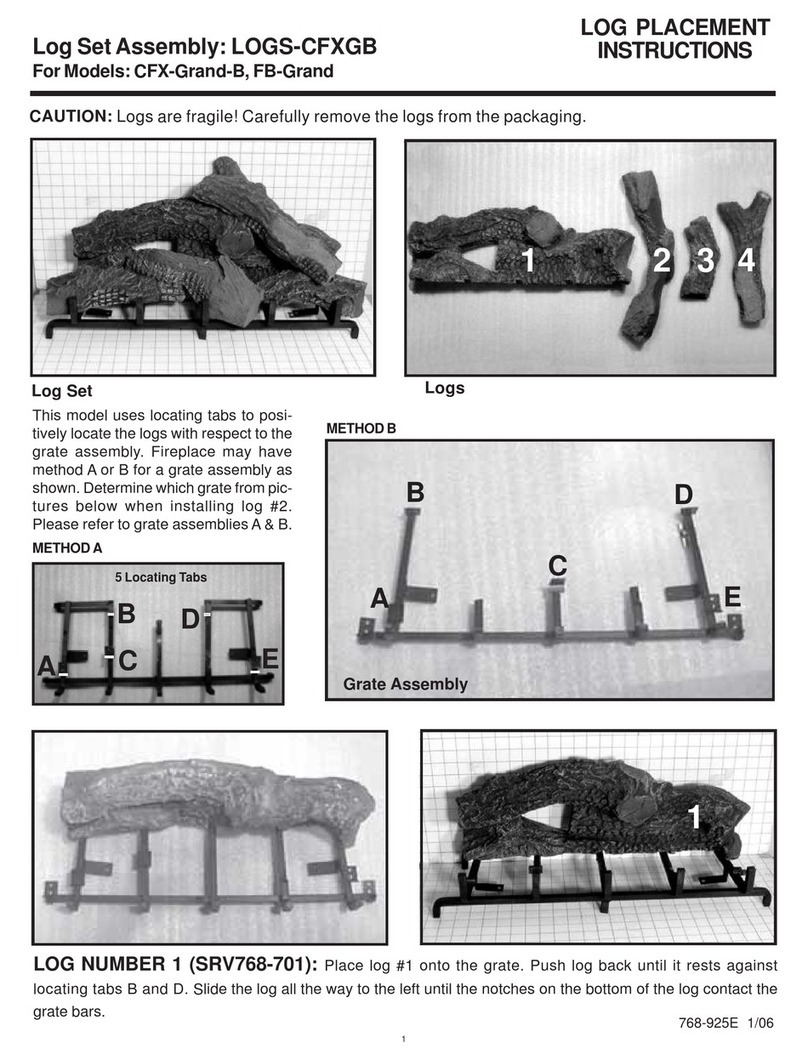Hearth & Home LOGS-CFXGB User manual
