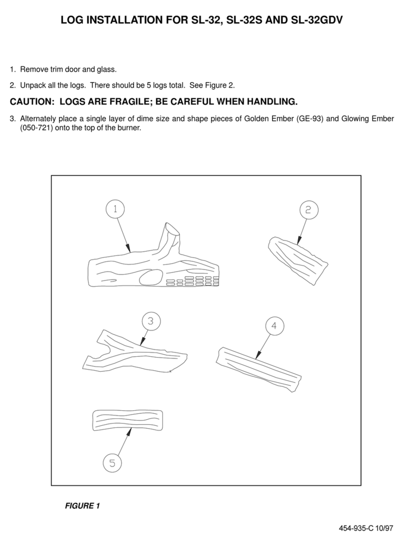 Heat-N-Glo SL-32S User manual Heat-N-Glo SL-32S User manual