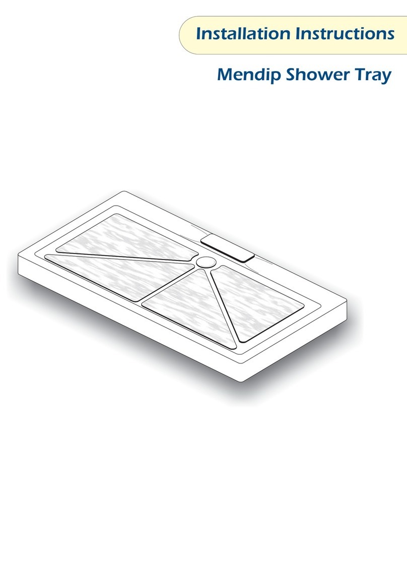 PCP Mendip Shower Tray installation instructions