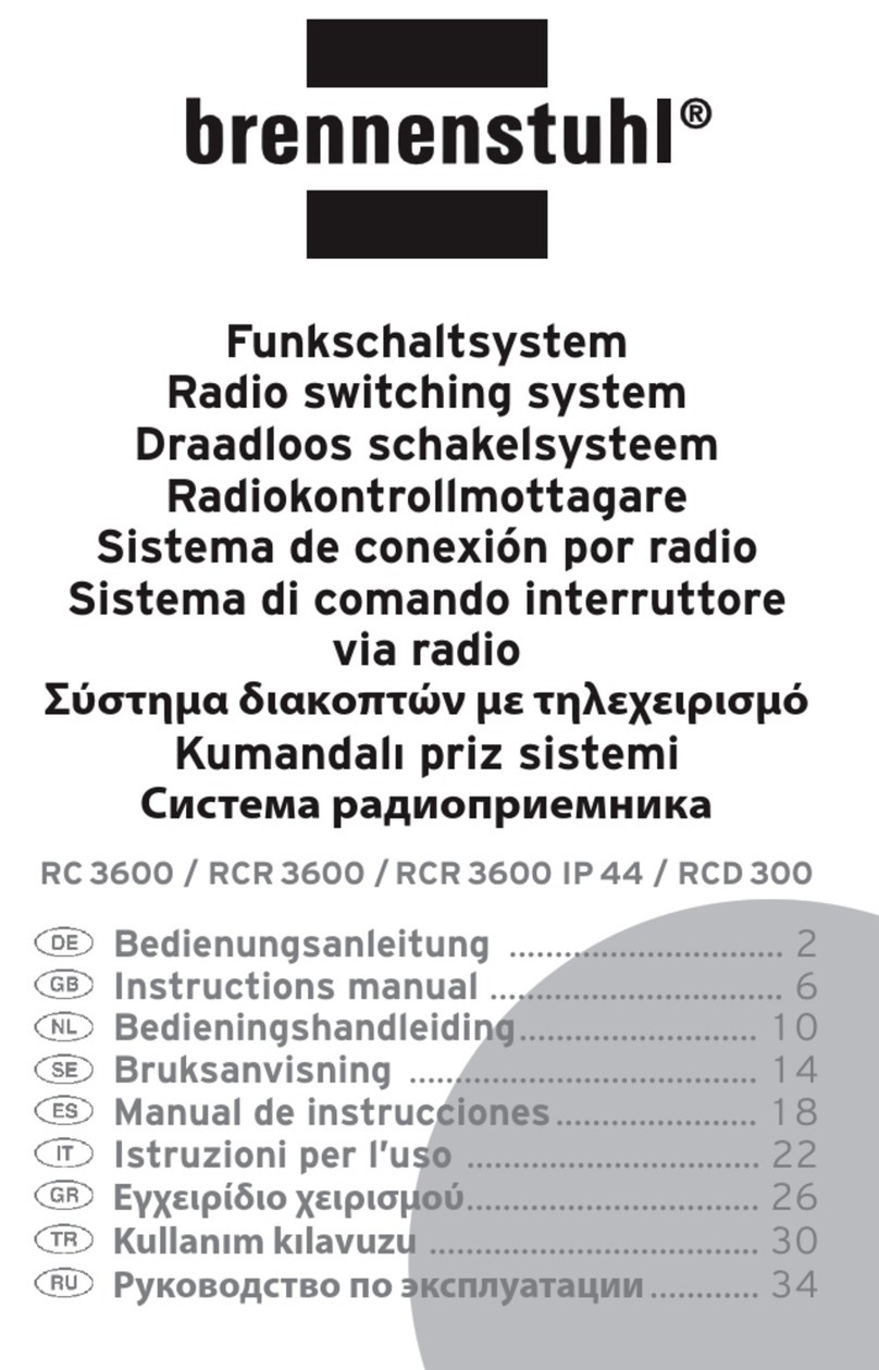brennenstuhl RC 3600 instruction manual brennenstuhl RC 3600 instruction manual
