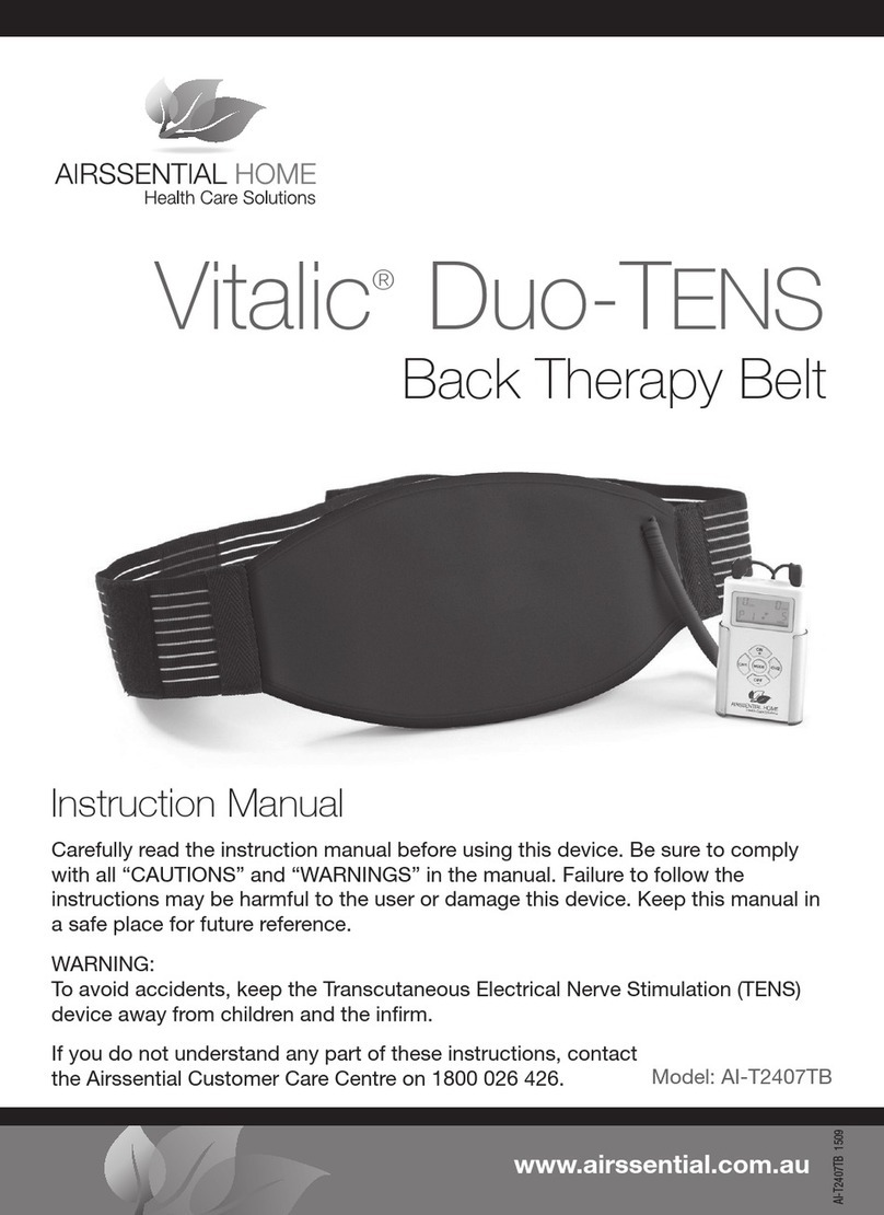 Airssential Home Vitalic Duo-Tens instruction manual