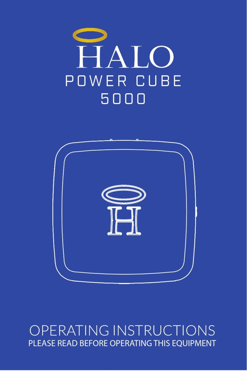 Halo POWER CUBE 5000 operating instructions