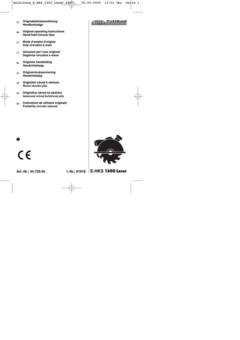 Ergo tools Pattfield E-HKS 1600-Laser Original operating instructions