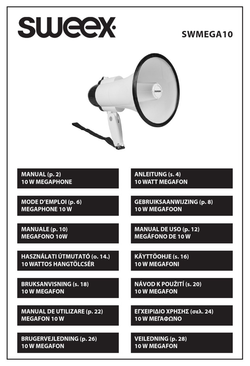 SWEEX SWMEGA10 manual
