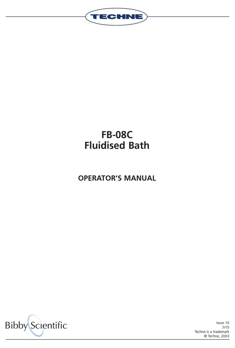 Techne FB-08C Operator's manual