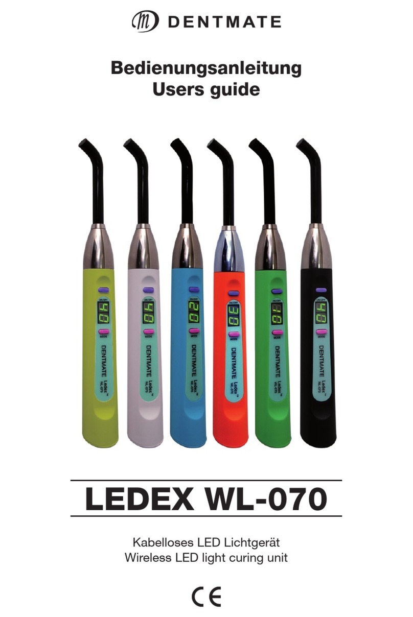 Dentmate LEDEX WL-070 user guide